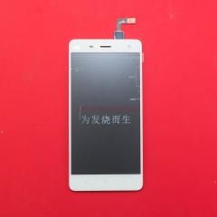 Дисплей в сборе с тачскрином для Xiaomi Mi4 белый