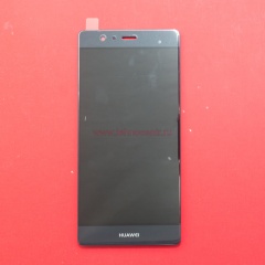 Дисплей в сборе с тачскрином для Huawei P9 черный