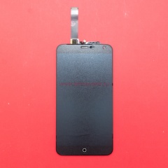 Дисплей в сборе с тачскрином для Meizu MX4 черный