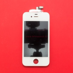 Дисплей в сборе с тачскрином для Apple iPhone 4S белый - оригинал