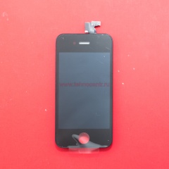 Дисплей в сборе с тачскрином для Apple iPhone 4 черный - оригинал