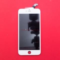 Дисплей в сборе с тачскрином для Apple iPhone 6 Plus белый - копия АА