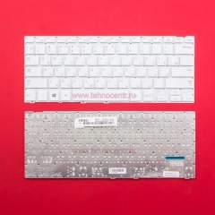 Клавиатура для ноутбука Samsung 905S3G, NP905S3G белая без рамки