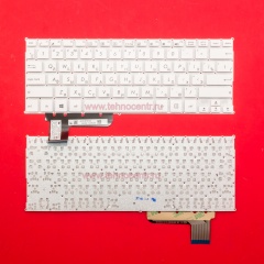 Клавиатура для ноутбука Asus X201, X202, S200 белая без рамки