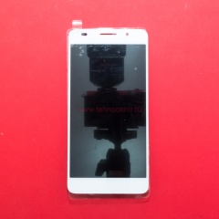 Дисплей в сборе с тачскрином для Huawei Honor 6 белый