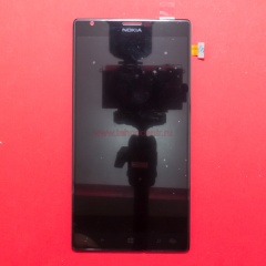 Дисплей в сборе с тачскрином для Nokia Lumia 1520 черный