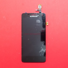 Дисплей в сборе с тачскрином для Lenovo S660 черный
