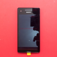 Дисплей в сборе с тачскрином для Sony Xperia V LT25i с рамкой