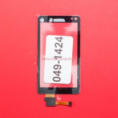 Тачскрин для Nokia N8 черный без рамки