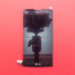 Дисплей в сборе с тачскрином для LG Leon H324 черный