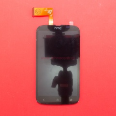 Дисплей в сборе с тачскрином для HTC Desire V T328w черный