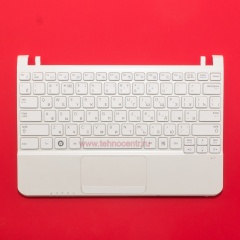 Клавиатура для ноутбука Samsung NC110 белая с белым топкейсом