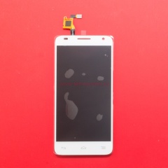 Дисплей в сборе с тачскрином для Alcatel 6036Y Idol 2 Mini S белый