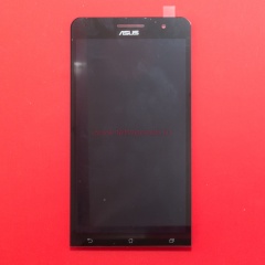 Дисплей в сборе с тачскрином для Asus Zenfone 6 A600CG черный