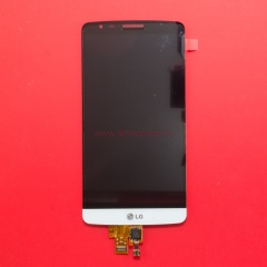 Дисплей в сборе с тачскрином для LG G3 Stylus D690 белый