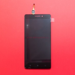Дисплей в сборе с тачскрином для Lenovo A7000 черный без рамки