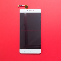 Дисплей в сборе с тачскрином для Xiaomi Redmi 4 Prime белый