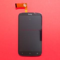 Дисплей в сборе с тачскрином для HTC Desire X T328e черный