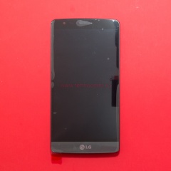 Дисплей в сборе с тачскрином для LG G3S D722 черный с рамкой