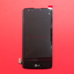 Дисплей в сборе с тачскрином для LG K8 K350E черный