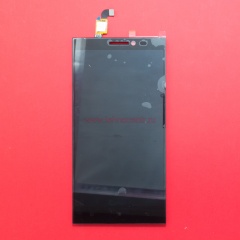 Дисплей в сборе с тачскрином для Lenovo Vibe Z2 черный