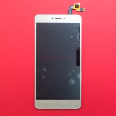 Дисплей в сборе с тачскрином для Xiaomi Redmi Note 4X золотой
