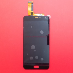 Дисплей в сборе с тачскрином для Meizu M2 Note черный