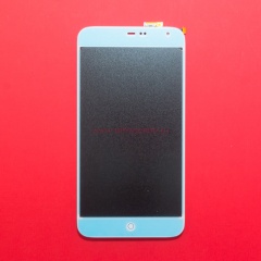Дисплей в сборе с тачскрином для Meizu MX3 белый