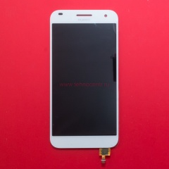 Дисплей в сборе с тачскрином для Huawei Ascend G7 белый
