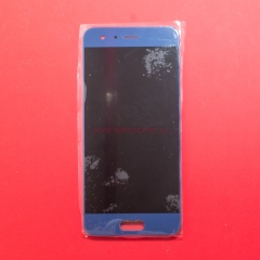 Дисплей в сборе с тачскрином для Huawei Honor 9 синий