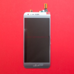 Дисплей в сборе с тачскрином для LG X Cam K580DS серый