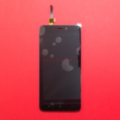 Дисплей в сборе с тачскрином для Xiaomi Redmi 4X черный
