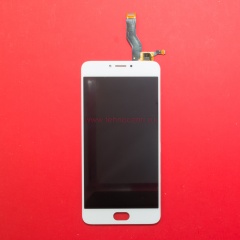 Дисплей в сборе с тачскрином для Meizu M3 Note L681H белый
