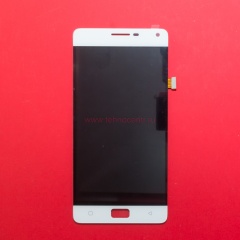 Дисплей в сборе с тачскрином для Lenovo Vibe P1 белый