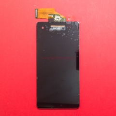 Дисплей в сборе с тачскрином для Sony Xperia V LT25i черный