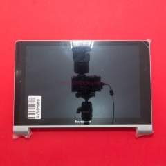 Дисплей в сборе с тачскрином для Lenovo B8080 черный с рамкой