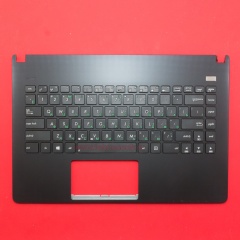 Клавиатура для ноутбука Asus X401A черный с черным топкейсом