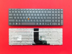 Клавиатура для ноутбука HP EliteBook 8560w темно-серая