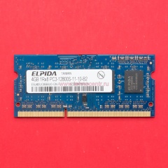 Оперативная память SODIMM 4Gb Elpida DDR3 1600