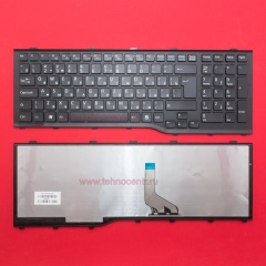 Клавиатура для ноутбука Fujitsu Lifebook AH532, NH532 черная с рамкой