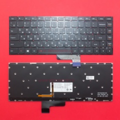 Клавиатура для ноутбука Lenovo Yoga 2 13 ST1C3B черная с подсветкой