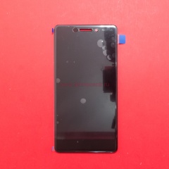 Дисплей в сборе с тачскрином для Nokia 6.1 черный