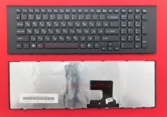 Клавиатура для ноутбука Sony VPC-EJ черная с рамкой