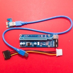 Райзер PCI-E Molex ver009S фото 2