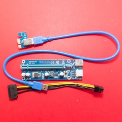 Райзер PCI-E ver009S 6Pin фото 2