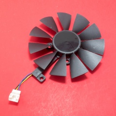 Вентилятор для видеокарты Asus RX 570, 580, GTX 1070Ti (3 pin)