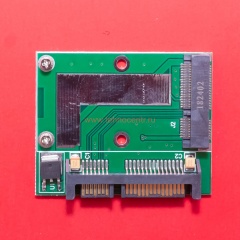 Переходник SSD mSATA на SATA (компактный half size) фото 2
