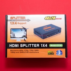 Сплиттер HDMI 1х4 (4Кх2К 3D) CY10 фото 4