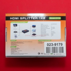 Сплиттер HDMI 1х4 (4Кх2К 3D) CY10 фото 5