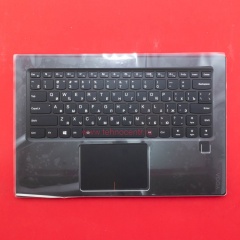 Клавиатура для ноутбука Lenovo Yoga 910-13IKB черная с черным топкейсом